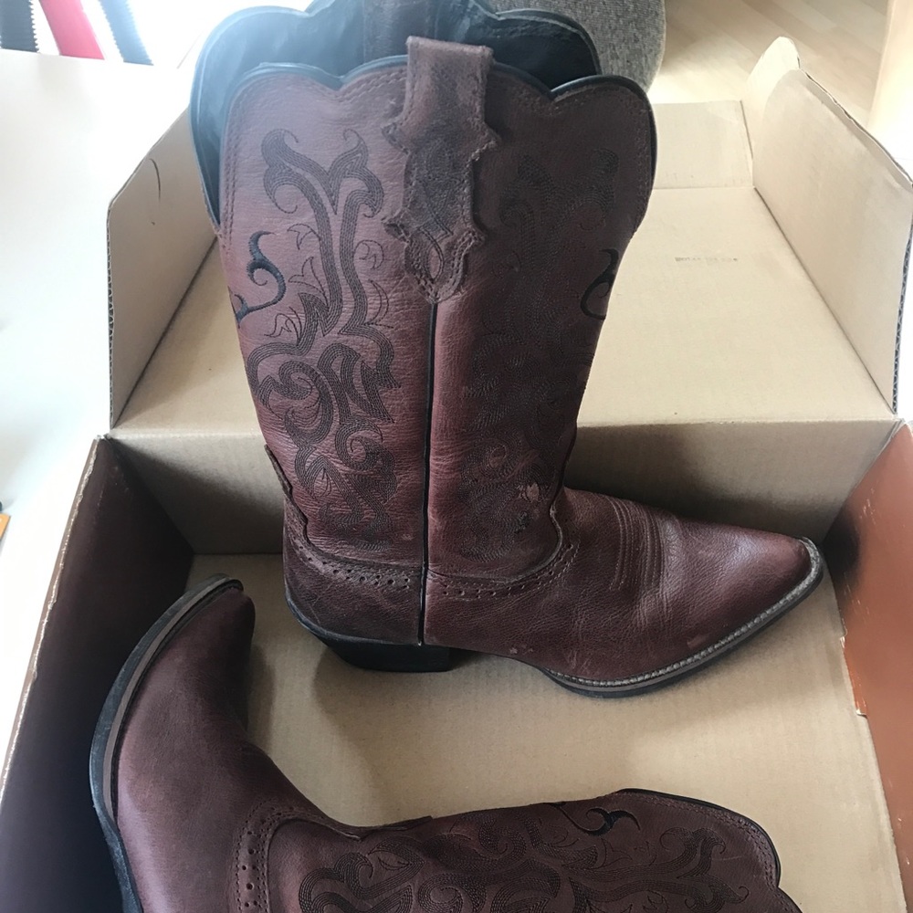Justin Western Boots - Worn Once
